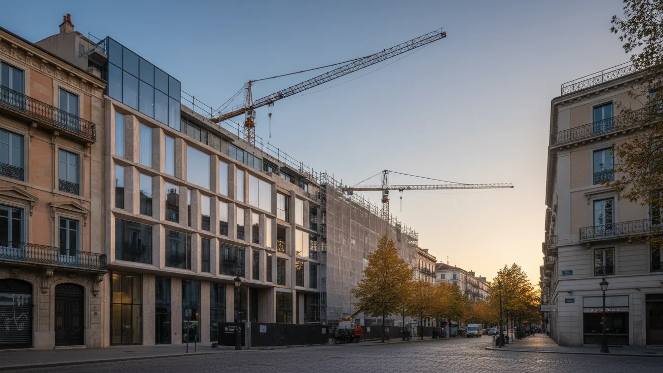ABG Real Estate Group steuert Refurbishment-Projekt für HUK-COBURG in München – KI-generiertes Symbolbild