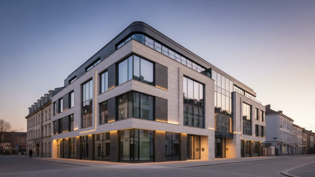 Aigner Immobilien vermittelt Mehrfamilienhaus in München-Moosach – KI-generiertes Symbolbild