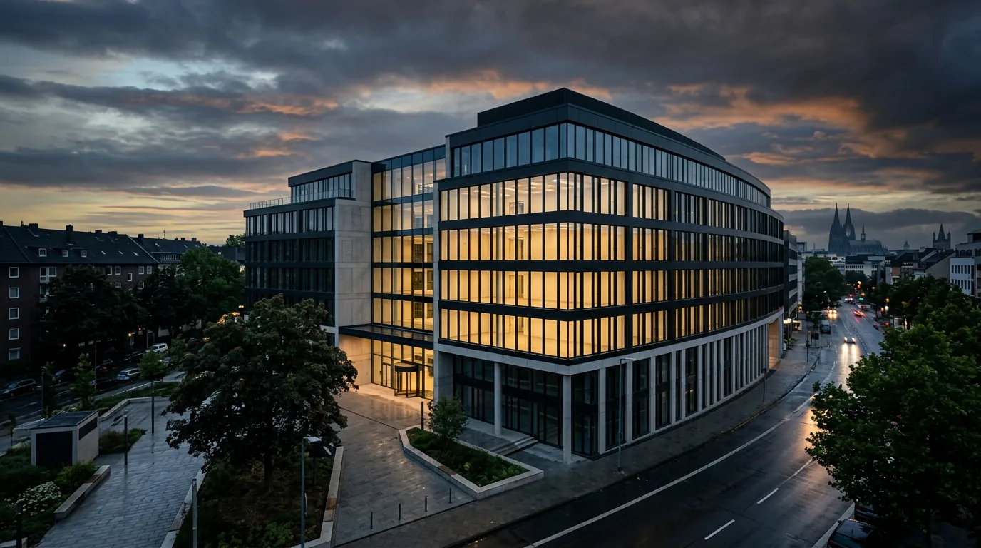 Büroflächen in Kölner Universitätsstraße neu vermietet – KI-generiertes Symbolbild