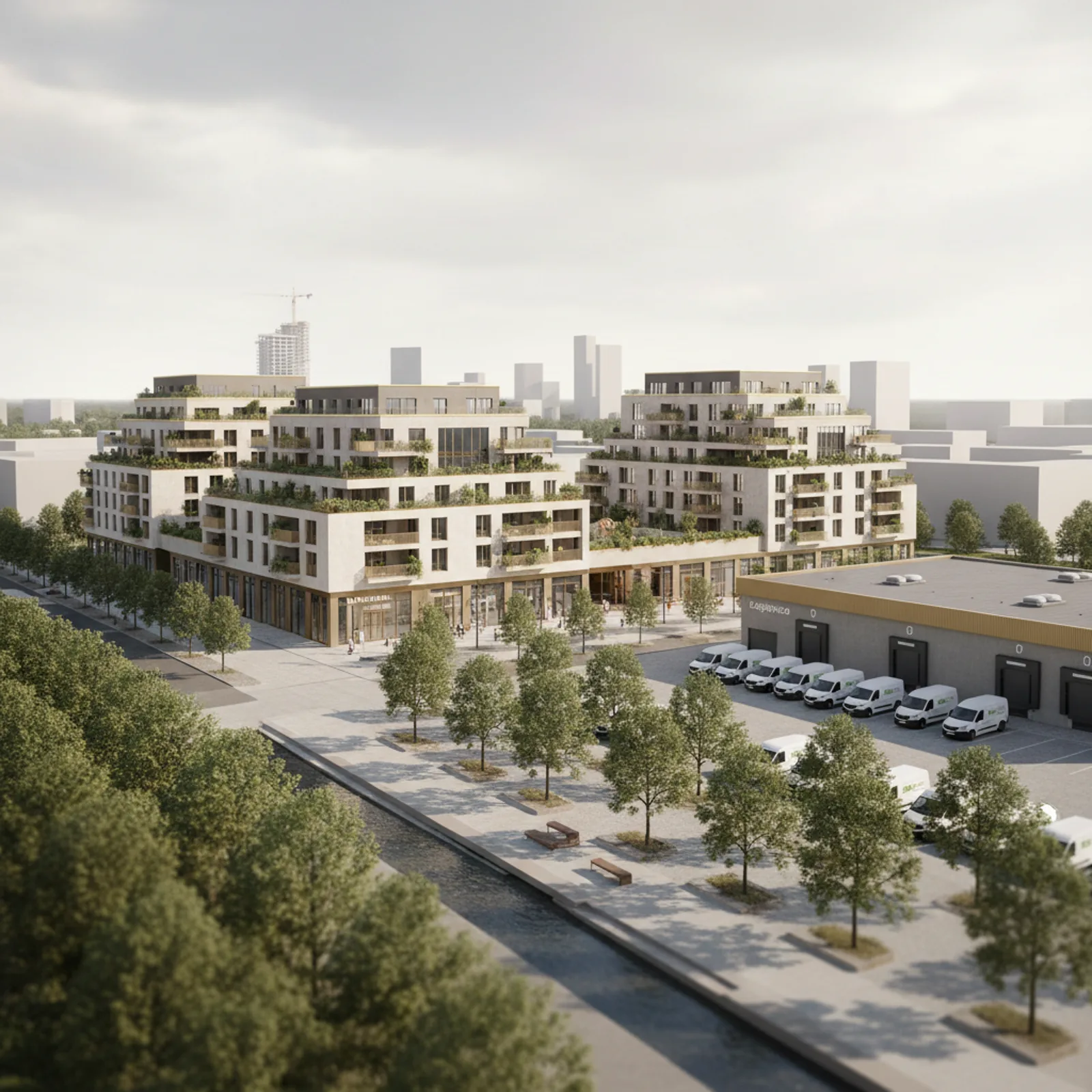 Anna Quartier Karlsfeld: Gemeinderat beschließt Bebauungsplan als Satzung – KI-generiertes Symbolbild