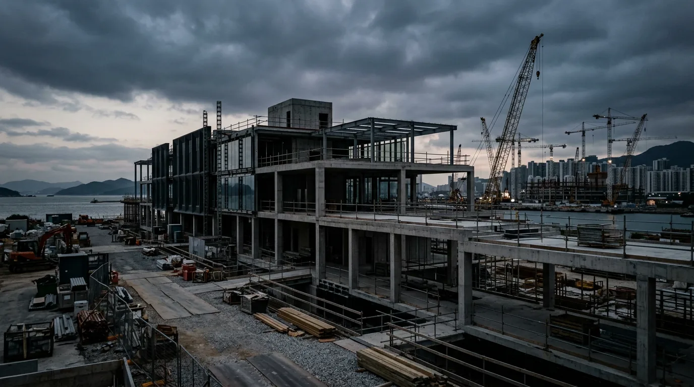 Richtfest für 'HPQ Offices' im Hafenpark Quartier markiert Baufortschritt und Nachhaltigkeitsengagement – KI-generiertes Symbolbild