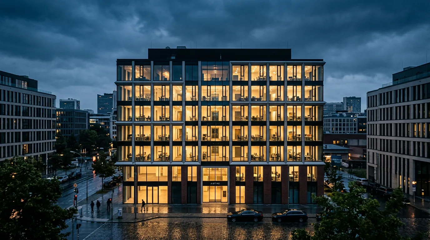 ANH Hausbesitz meldet Vollvermietung in Berliner Büroimmobilie A BIT MO – KI-generiertes Symbolbild