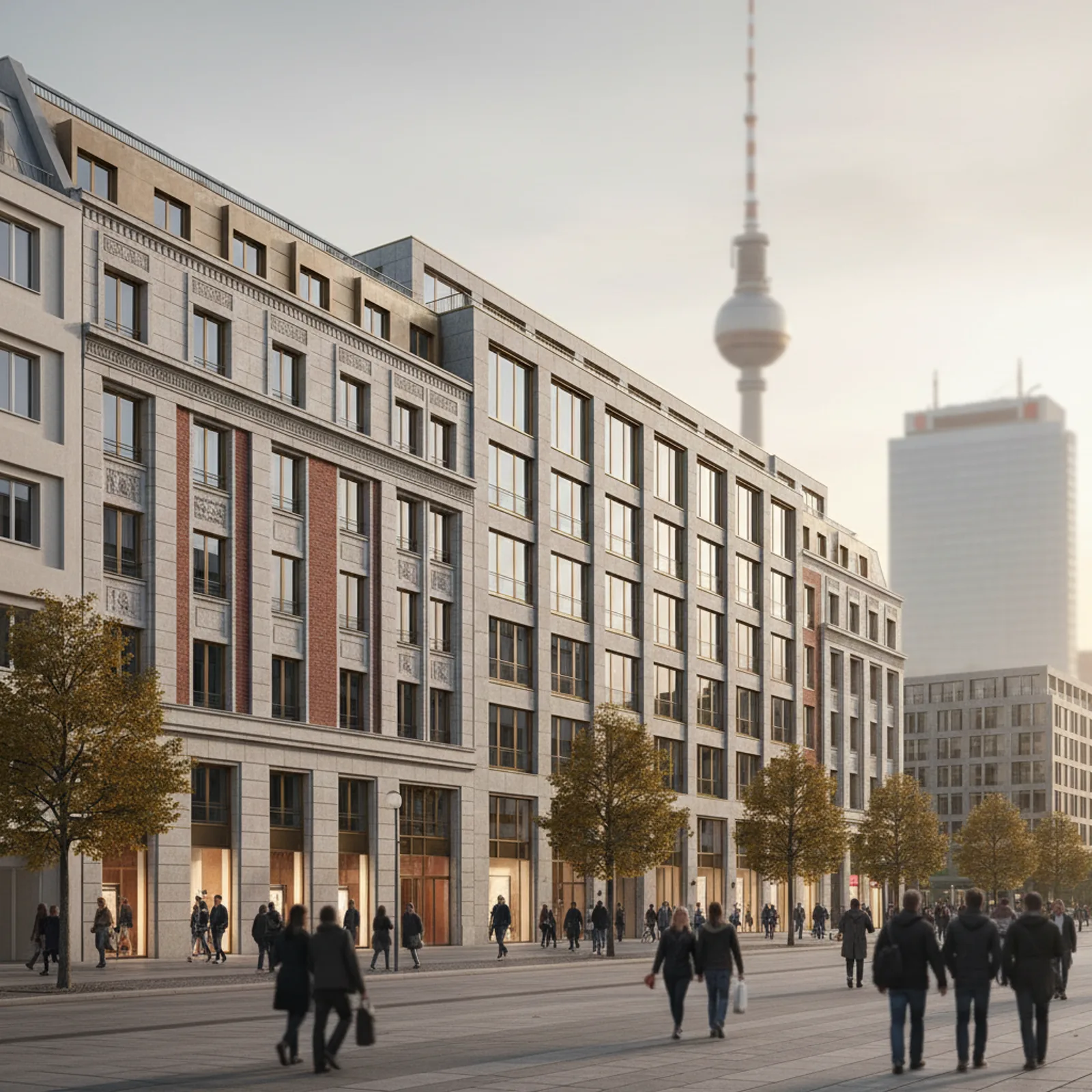 MB Advisors erwirbt Wohn- und Geschäftshäuser für BlueRock Group in Berlin – KI-generiertes Symbolbild