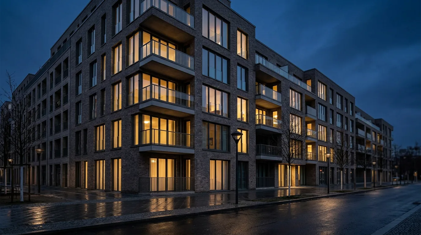 Staycity Group pachtet Aparthotel im Projekt „Brooks on East“ in Berlin – KI-generiertes Symbolbild