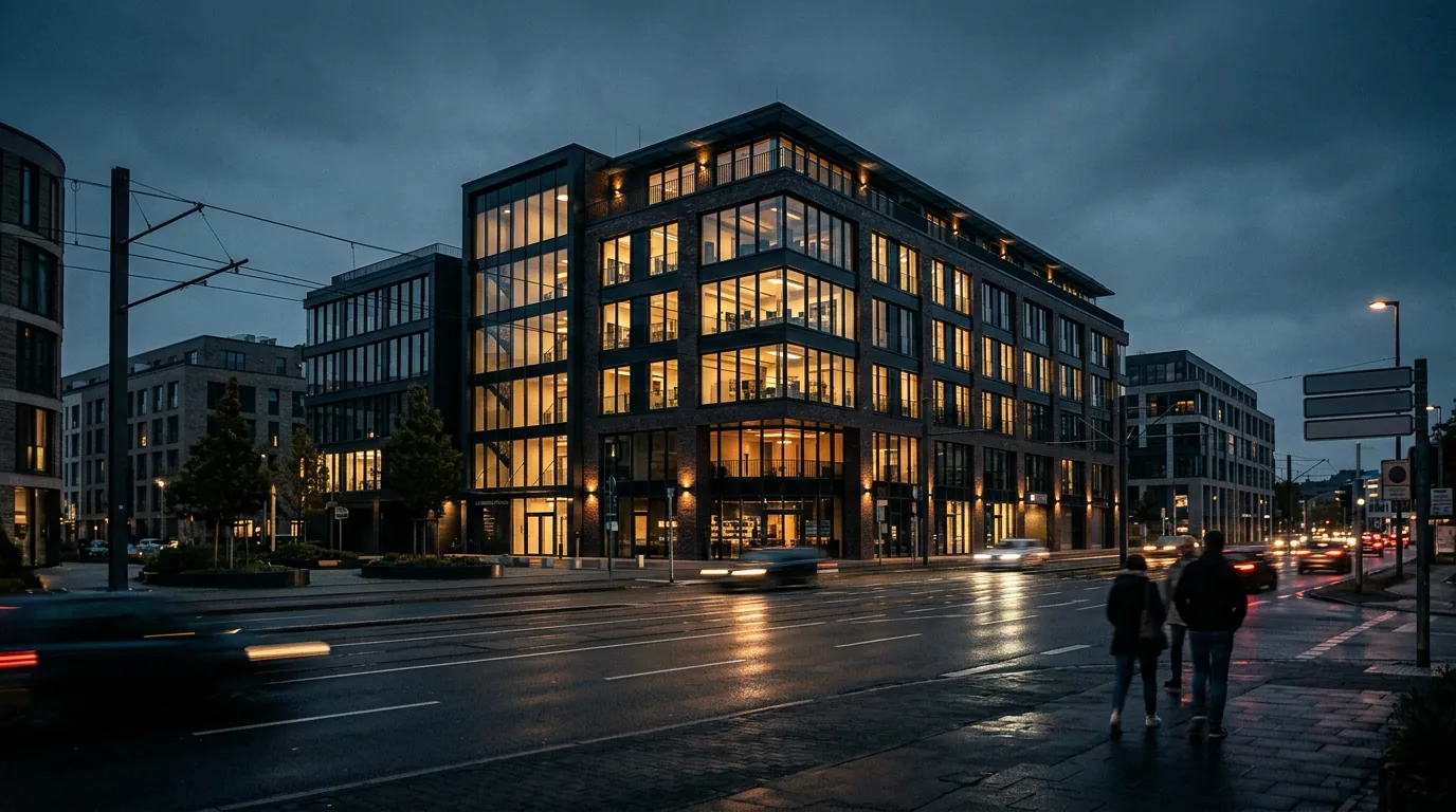 Bebautes Grundstück in Essen an der Gladbecker Straße vermittelt – KI-generiertes Symbolbild