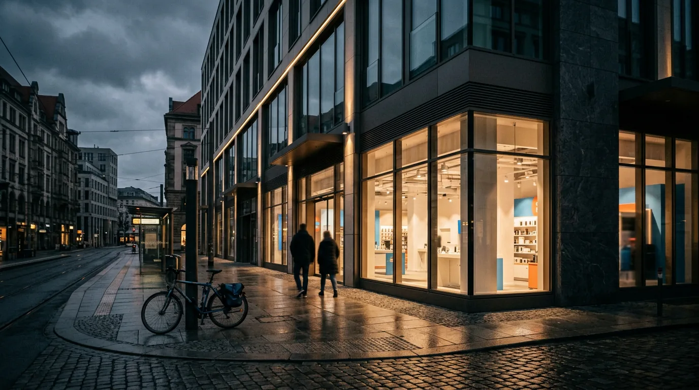 COMFORT vermittelt Retailfläche an Coolblue in Leipzig – KI-generiertes Symbolbild