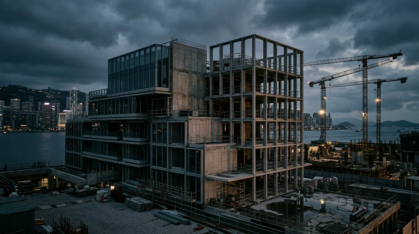 Grundsteinlegung für neue Firmenzentrale der Deutschen Funkturm in Leverkusen-Opladen – KI-generiertes Symbolbild
