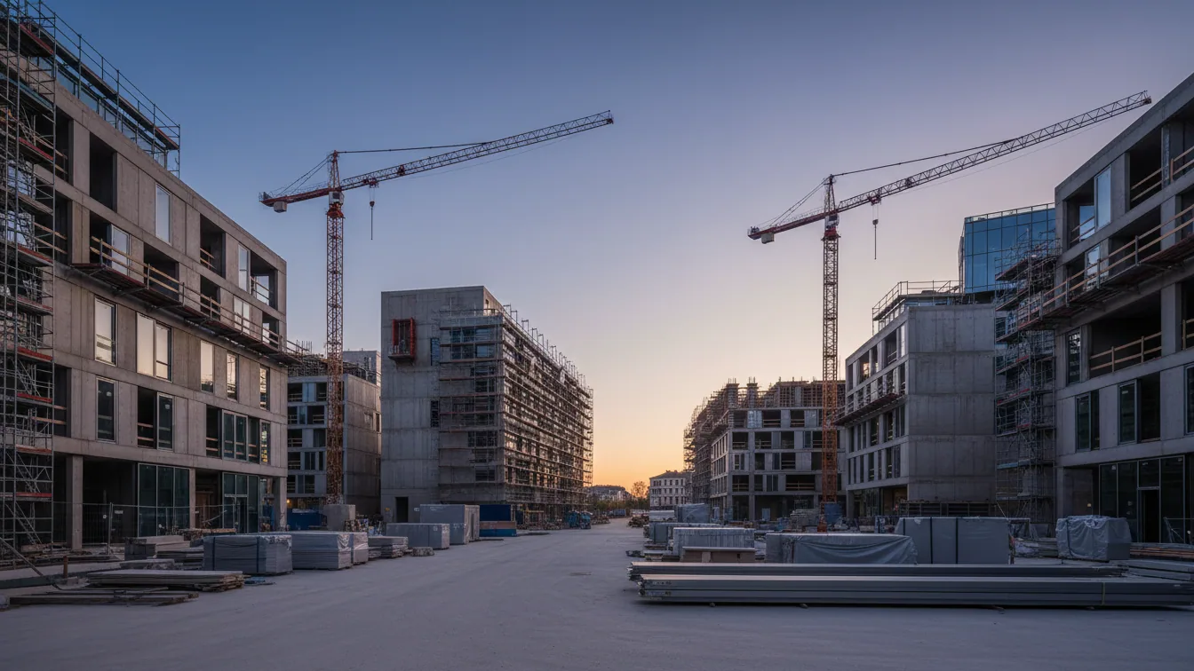 Deutsche Reihenhaus AG entwickelt Wohnquartier in Vöhringen – KI-generiertes Symbolbild