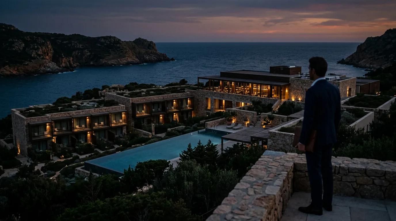FMTG erwirbt Falkensteiner Resort Capo Boi auf Sardinien – KI-generiertes Symbolbild