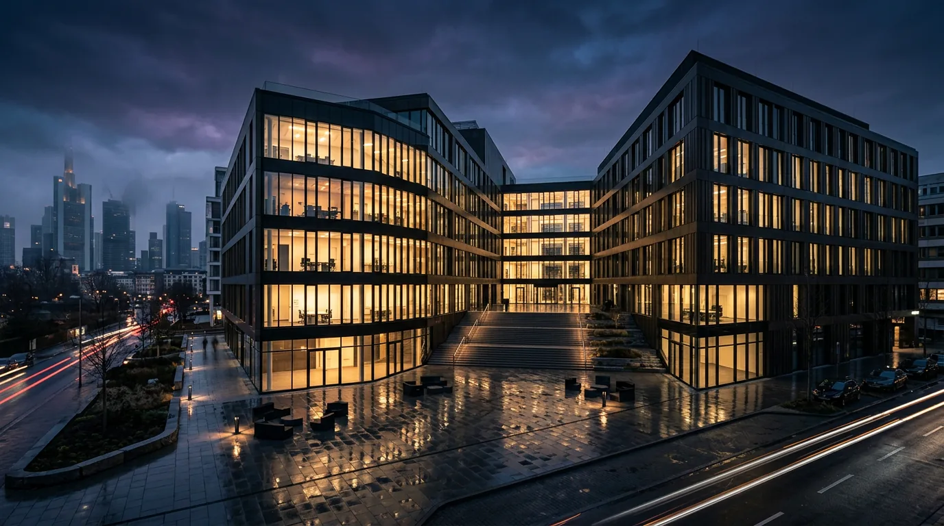 Dreifacher Vermietungserfolg im EUROPA-CENTER Flow in Frankfurt – KI-generiertes Symbolbild