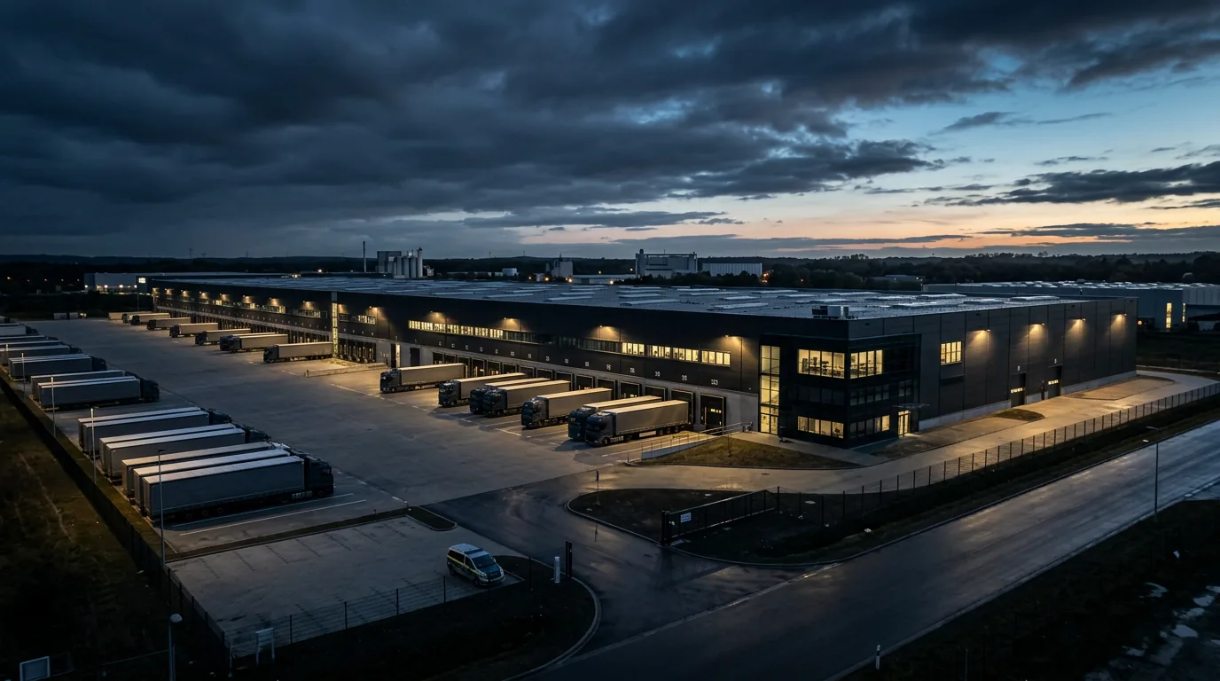 Garbe Industrial vermietet knapp 100.000 Quadratmeter an Goodcang Logistics – KI-generiertes Symbolbild