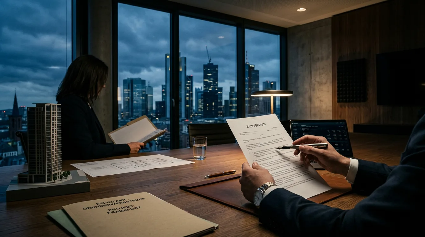 Grunderwerbsteuer: Kaufvertragliche Vereinbarungen für Finanzämter bindend – KI-generiertes Symbolbild