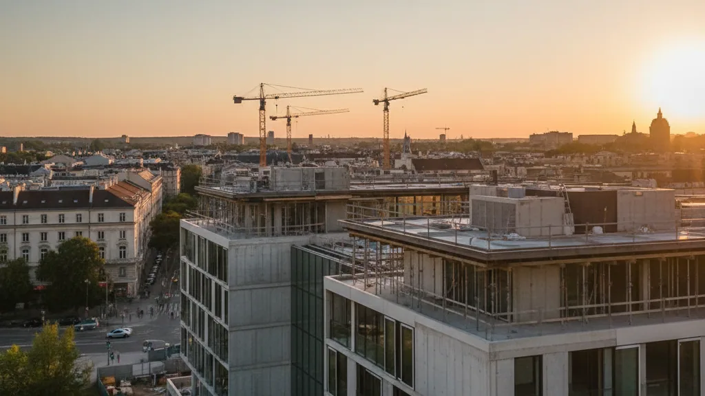 FIM Unternehmensgruppe schließt ersten Bauabschnitt des FMZ Hirschaid ab – KI-generiertes Symbolbild