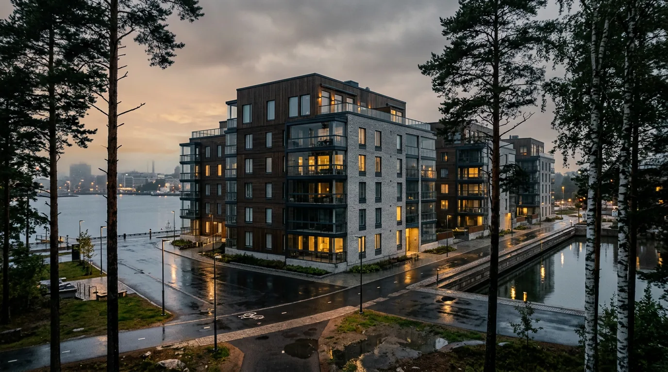 Helaba finanziert Wohnimmobilienportfolio in Finnland für Sirius Capital Partners – KI-generiertes Symbolbild