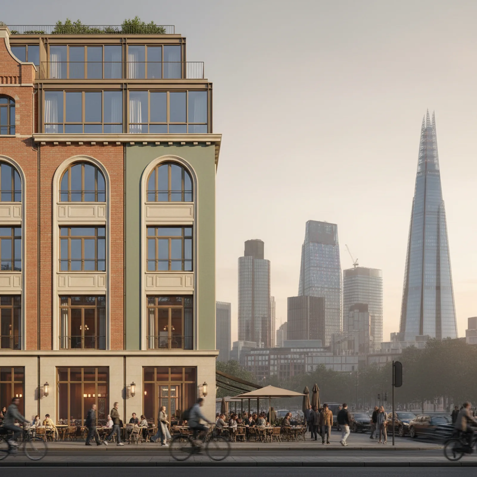 HGS-Project positioniert sich als Spezialist für Hotel-Refurbishment und Conversion in Berlin und London aktivierendem Umfeld – KI-generiertes Symbolbild