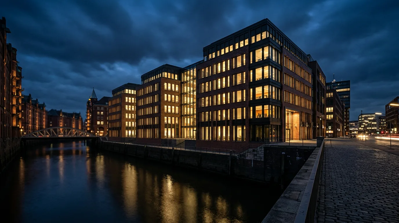 Hanse-Forum in Hamburg vollständig vermietet – KI-generiertes Symbolbild