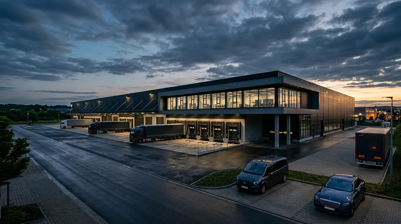HIH Invest erwirbt Logistikimmobilie in Weiterstadt – Ausbau des Portfolios für institutionelle Investoren – KI-generiertes Symbolbild