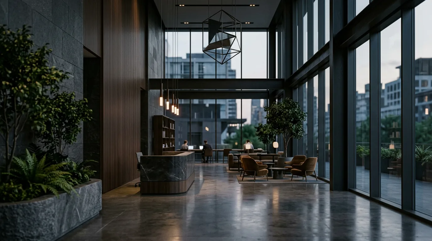 HIH Invest und Deloitte verlängern Mietvertrag über 16.700 m² in Frankfurt – KI-generiertes Symbolbild