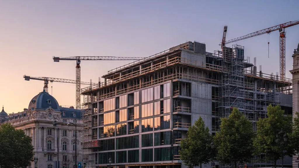 HOCHTIEF realisiert Rechenzentrum für NTT Global Data Centers in Berlin – KI-generiertes Symbolbild