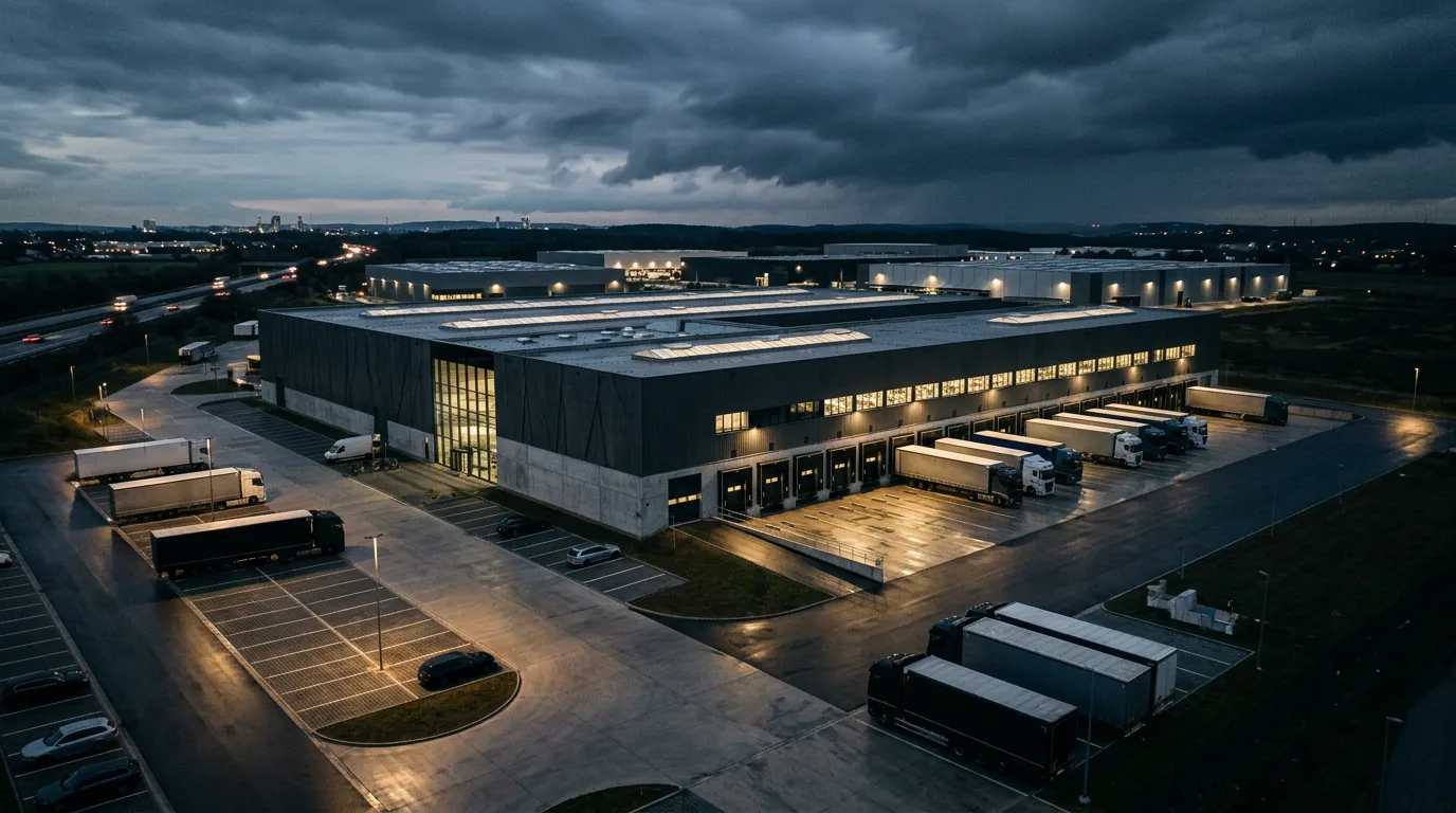 Stabiler Jahresauftakt im deutschen Investmentmarkt für Industrie- und Logistikimmobilien 2026 – KI-generiertes Symbolbild