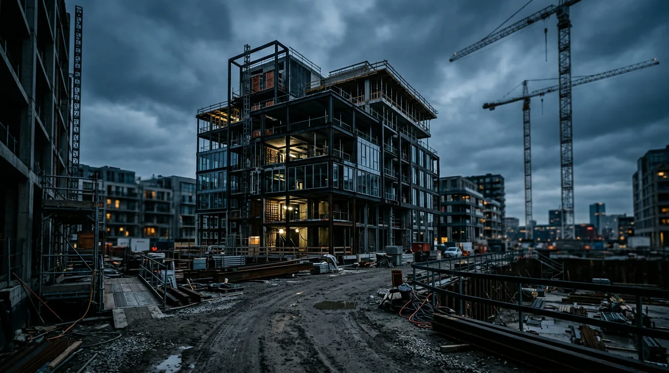 Grundsteinlegung für das Wohnquartier Nordlicht in Norderstedt – KI-generiertes Symbolbild