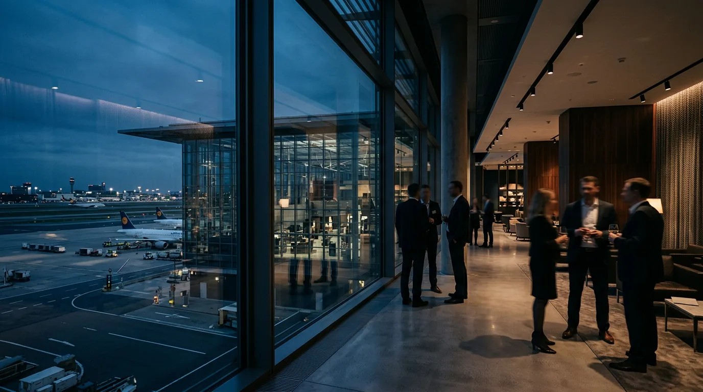 International Retail Forum 2026 am Frankfurter Flughafen – KI-generiertes Symbolbild
