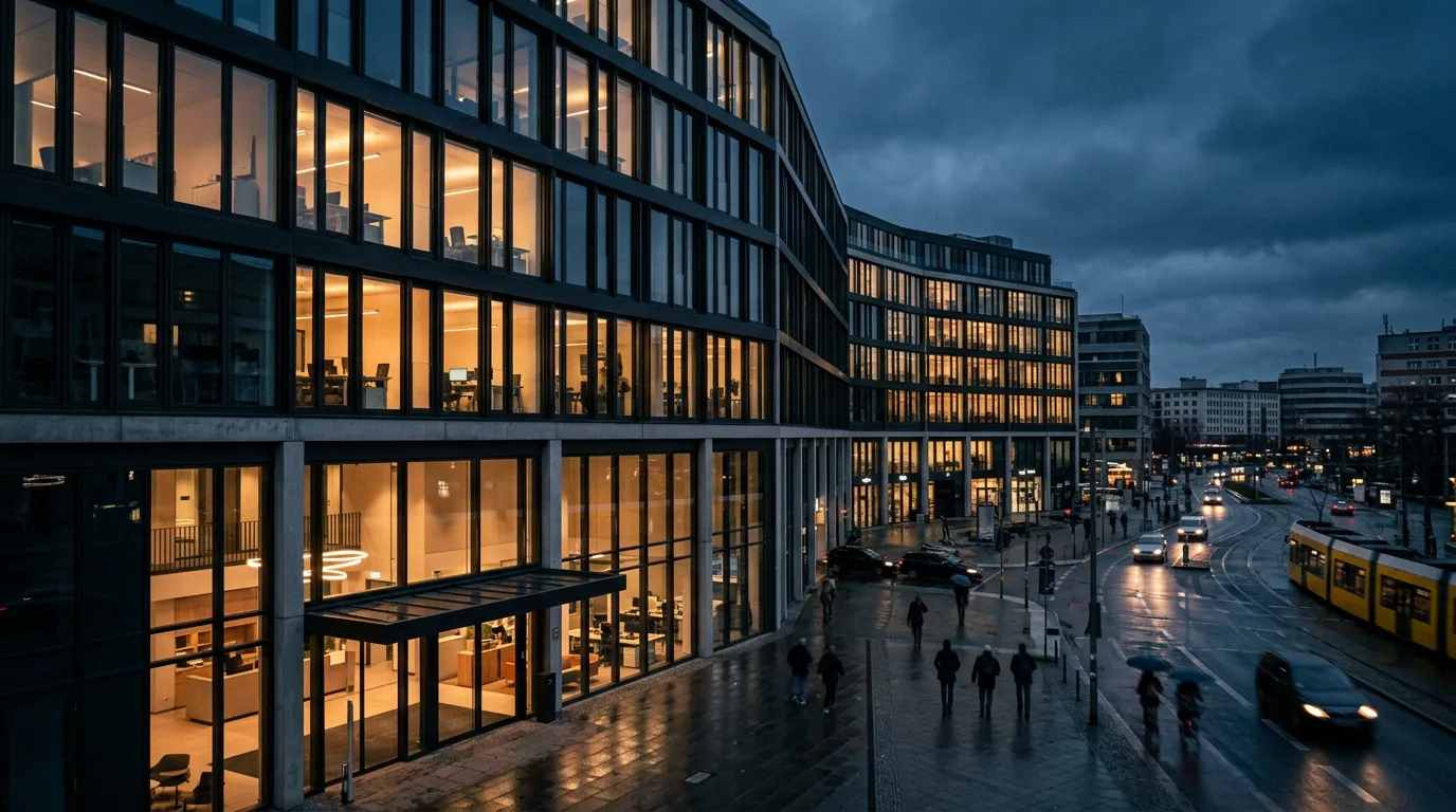 International Workplace Group eröffnet Regus-Zentrum am Hermannplatz in Berlin-Neukölln – KI-generiertes Symbolbild