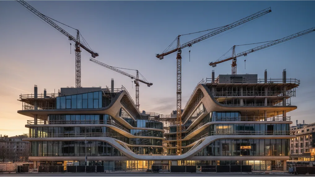 Richtfest für Neubauprojekt mit 234 Mietwohnungen in Berlin-Karlshorst – KI-generiertes Symbolbild