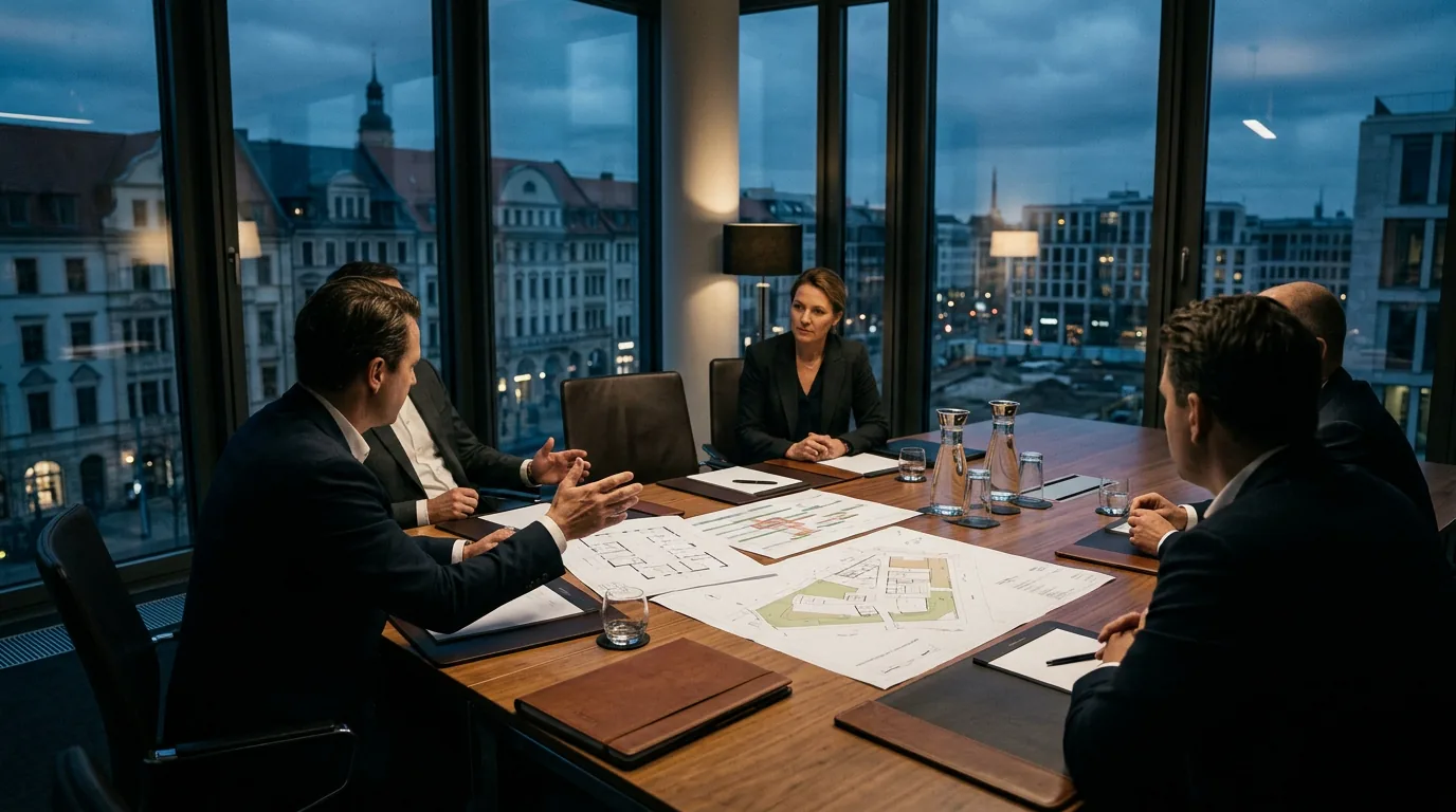 Leipziger Fachkreis Immobilien fordert Neuordnung von Planungsabläufen bei Großprojekten – KI-generiertes Symbolbild