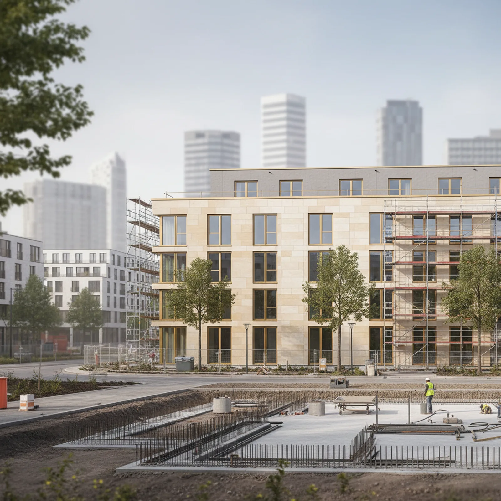 Lindhorst Gruppe startet Neubau der Lavendio Seniorenresidenz in Hannover-List – KI-generiertes Symbolbild