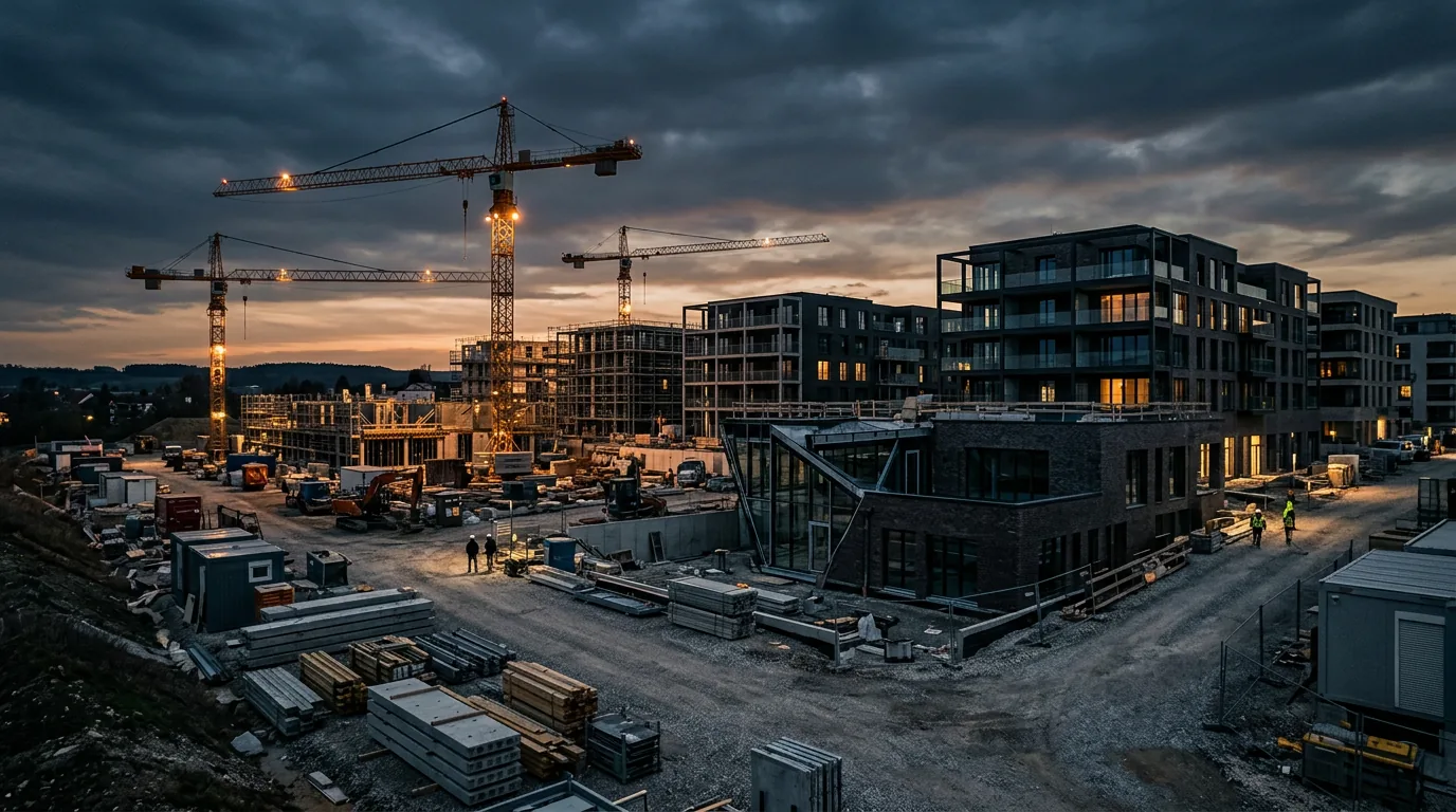 Mössinger Höfe: BPD und Hofmann Haus starten Quartiersentwicklung auf Hoeckle-Areal – KI-generiertes Symbolbild