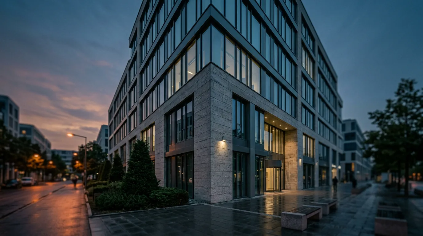 Büroimmobilie am Prinzregentenplatz in München von Union Investment an CONREN Land veräußert – KI-generiertes Symbolbild