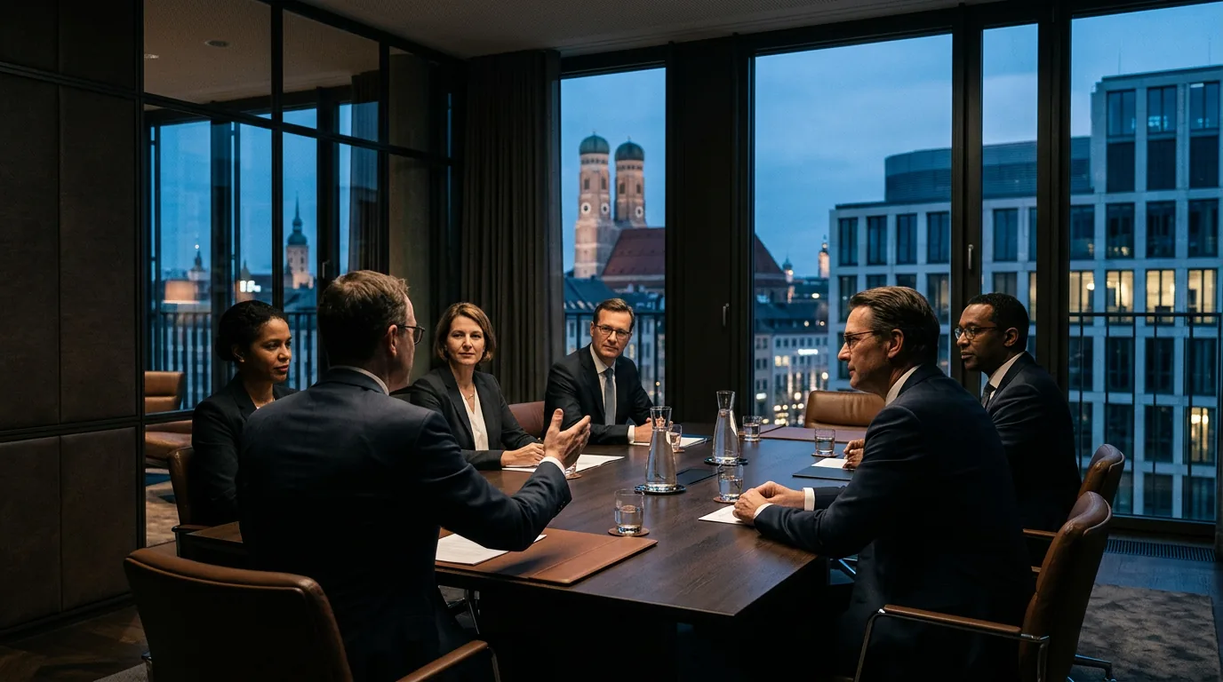 Aufsichtsrat der Münchener Hypothekenbank mit neuen Mitgliedern und neuem Vorsitz – KI-generiertes Symbolbild