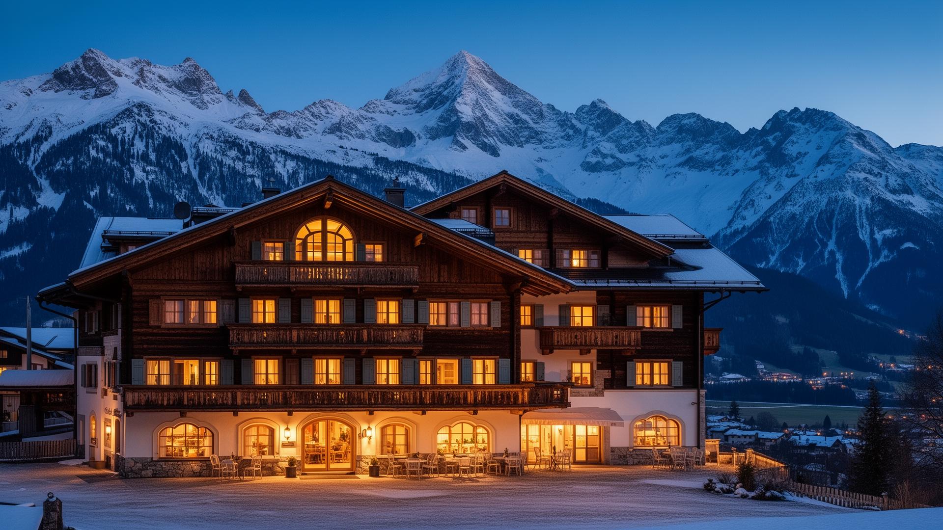 Hotel Klosterbräu in Seefeld blickt nach Brand auf Wiederaufbau und anvisierte Neueröffnung – KI-generiertes Symbolbild