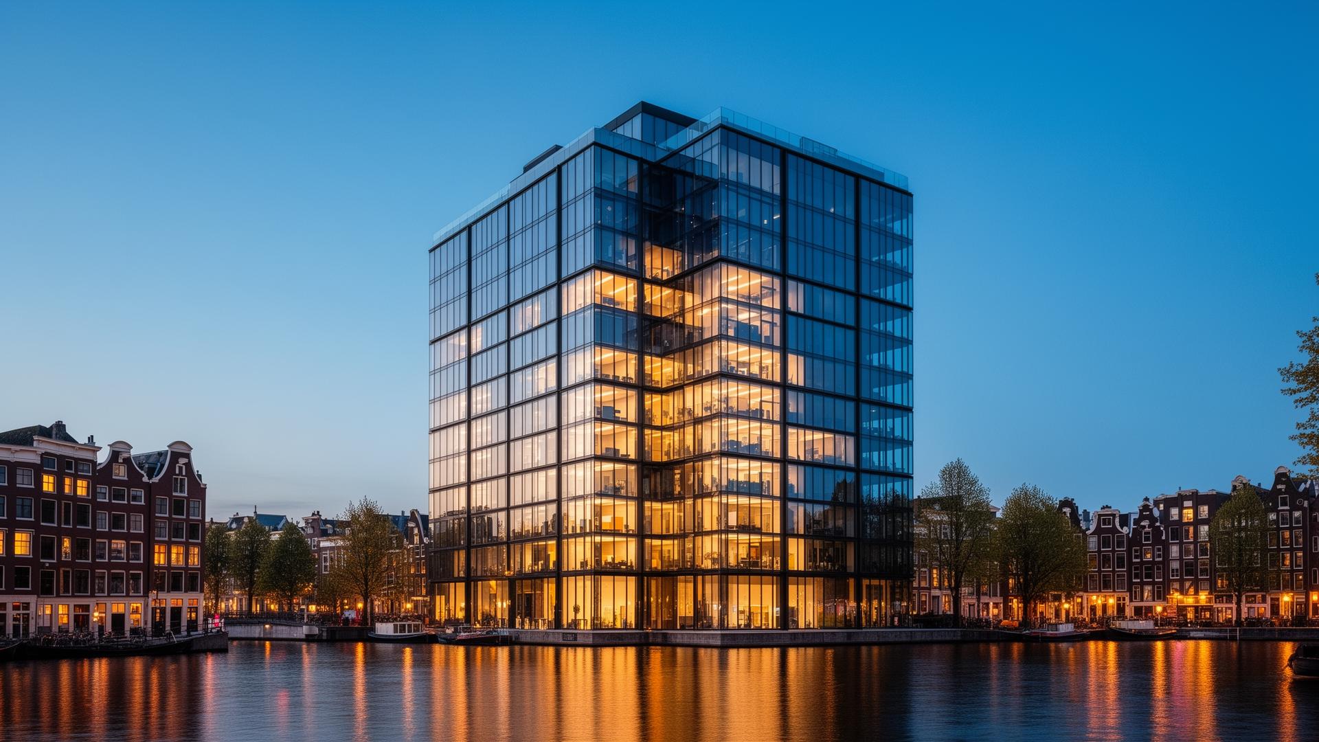 Büroflächen in Amsterdam: The Stack mietet 4.500 m² für KI-Hub – KI-generiertes Symbolbild