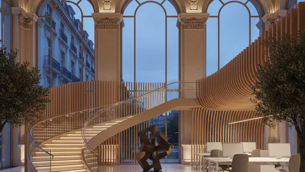 ICONIC AWARDS 2026: German Design Council würdigt wegweisende Architektur und Designleistungen – KI-generiertes Symbolbild