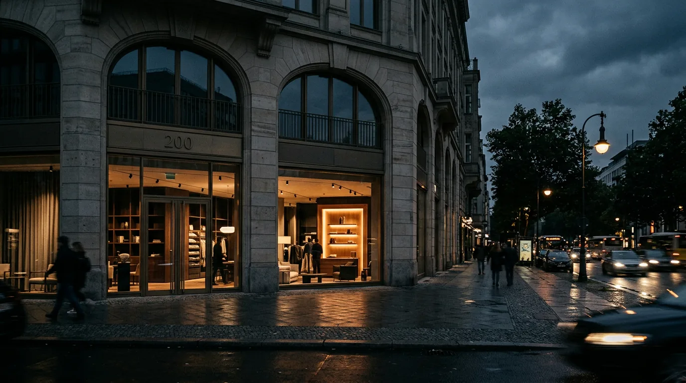 PANOS GOTSIS eröffnet ersten Store in Berlin am Kurfürstendamm 200 – KI-generiertes Symbolbild