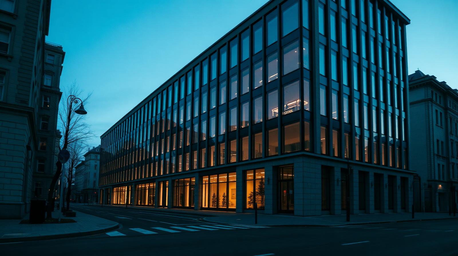 Finanzierung des Bürokomplexes Dock In in Prag gesichert – KI-generiertes Symbolbild