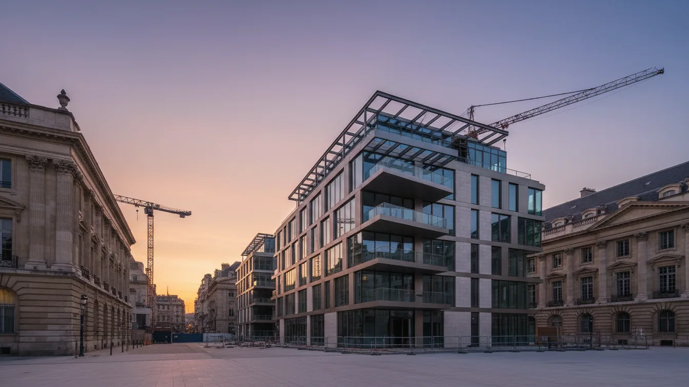 Baubeginn für Premier Inn Hotel in Hamburg-St. Georg durch Joint Venture – KI-generiertes Symbolbild