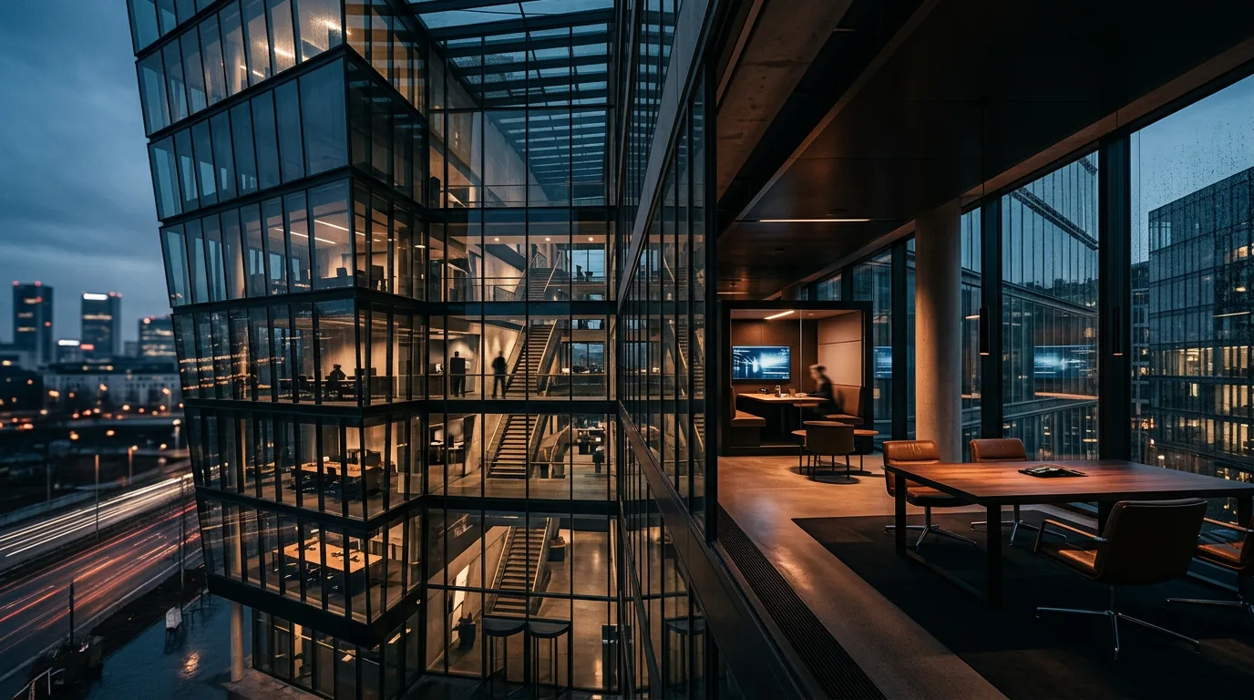 Büroimmobilien im Wandel: Strategien für zukunftsfähige Konzepte – KI-generiertes Symbolbild