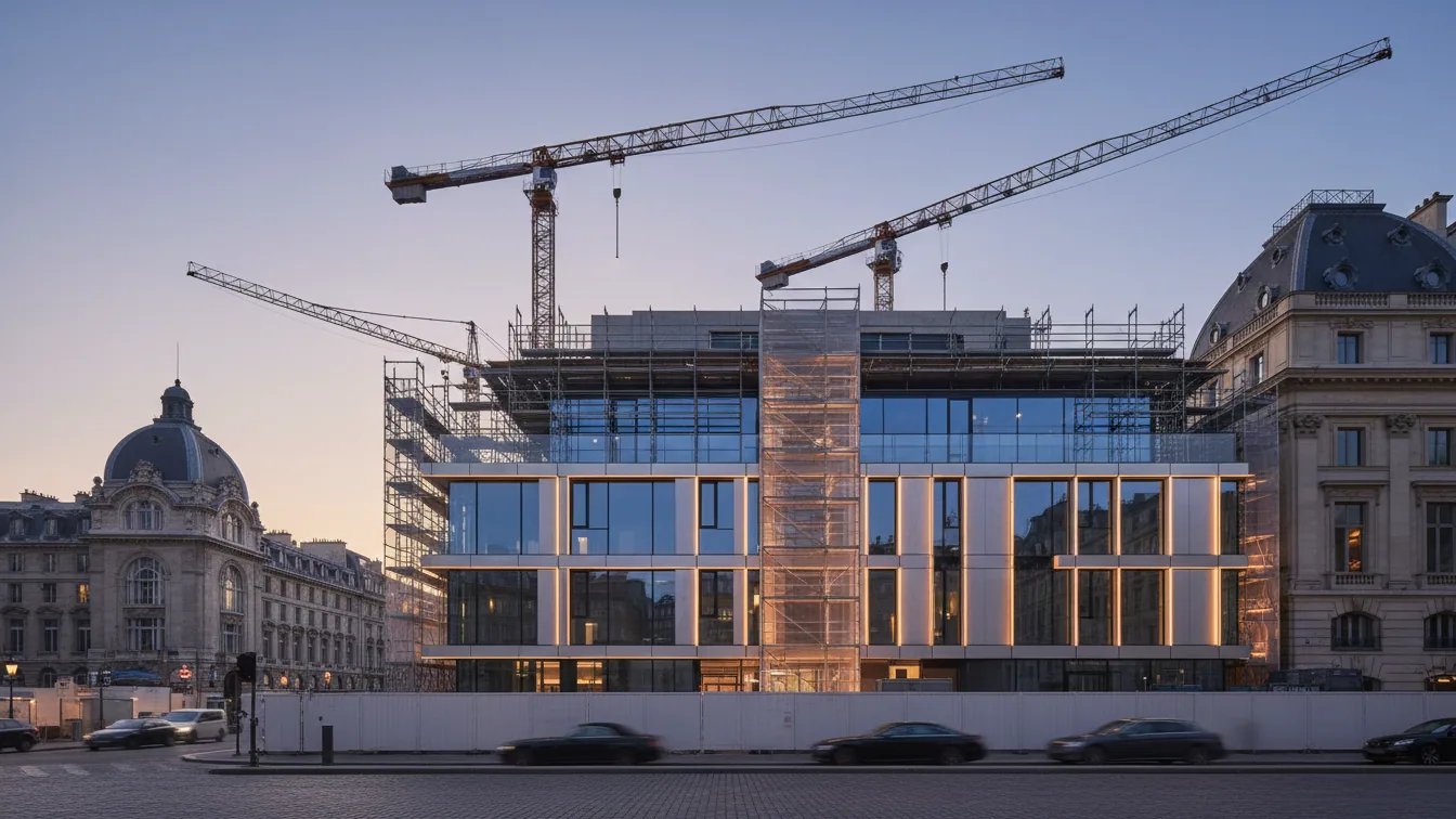PlanRadar implementiert KI-Agenten zur Prozessautomatisierung in Bau- und Immobilienprojekten – KI-generiertes Symbolbild