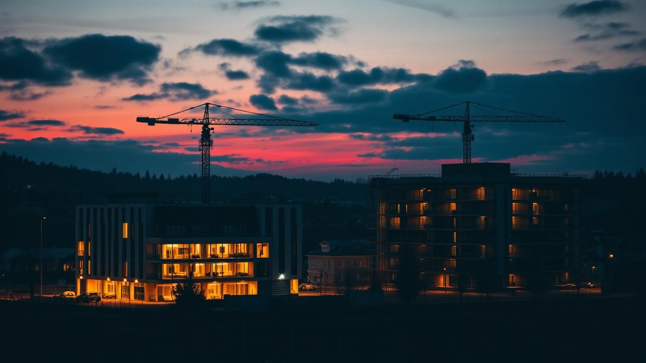 PMT Swiss Real Estate L-QIF veräußert Gebäude B und C des Brüttiseller Tors an Suva – KI-generiertes Symbolbild