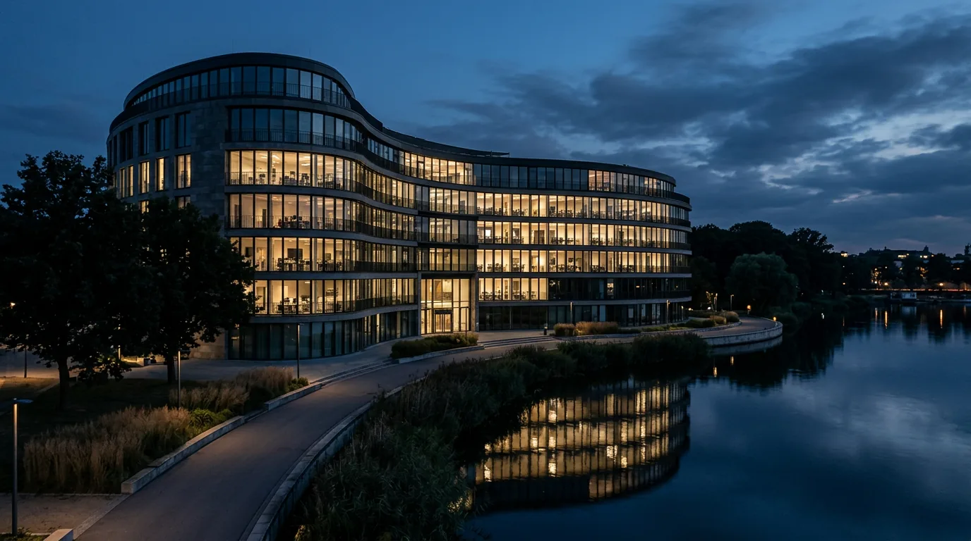 Aengevelt vermittelt Büroflächen im Bogen Babelsberg – KI-generiertes Symbolbild