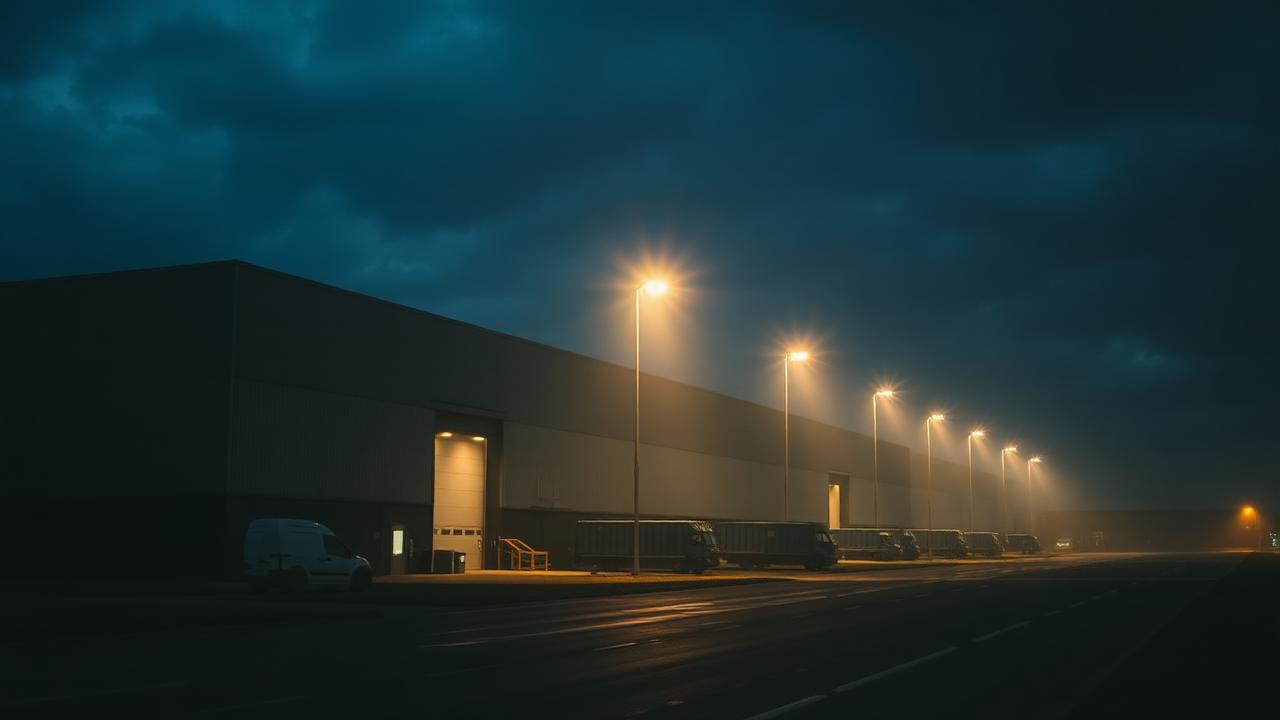 REALOGIS vermittelt Logistikfläche im Prologis Park Alzenau – KI-generiertes Symbolbild