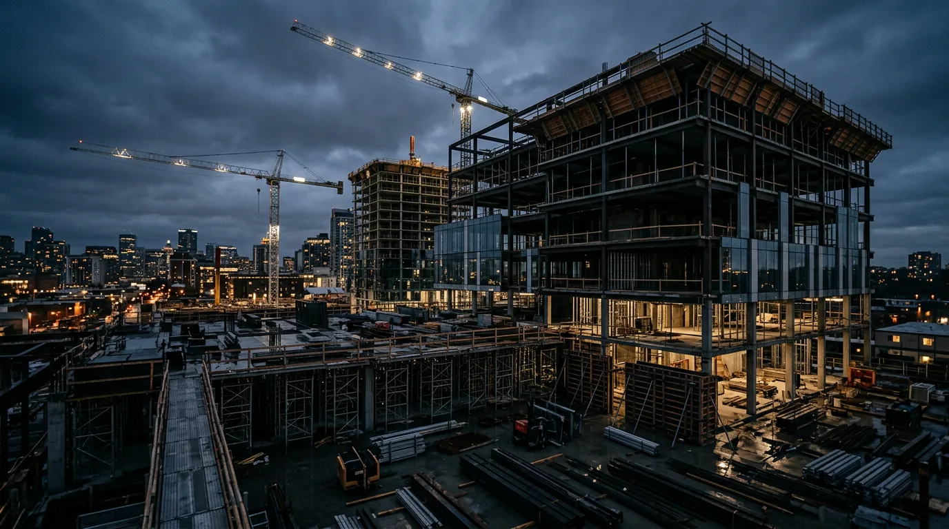 Transformation eines Industrieareals in Thansau zu einem Mischnutzungsquartier – KI-generiertes Symbolbild