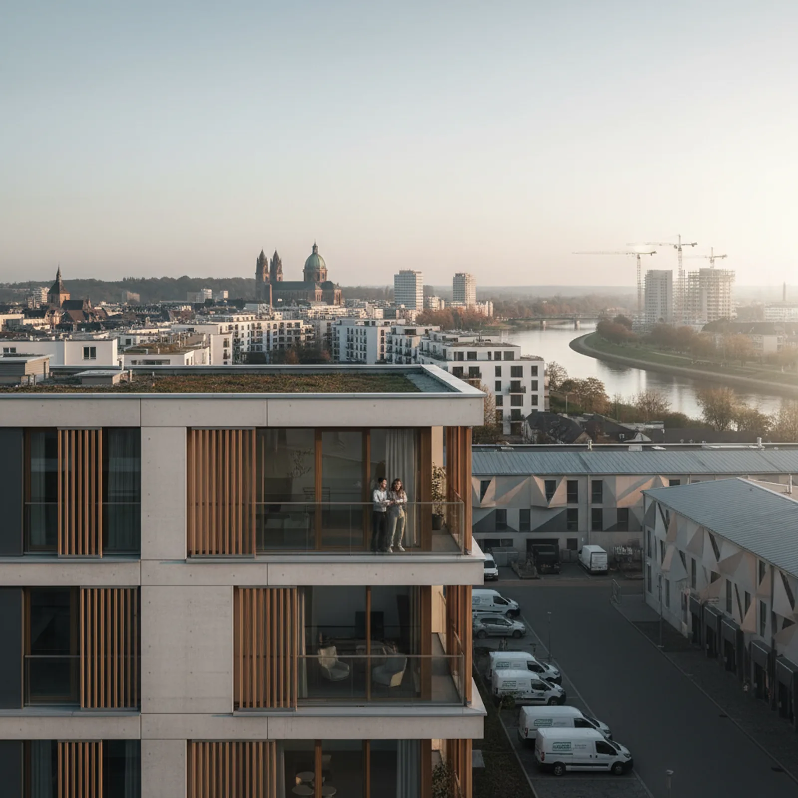 Rheinland-Pfalz führend bei provisionsfreien Immobilienverkäufen – Studie warnt vor Risiken – KI-generiertes Symbolbild