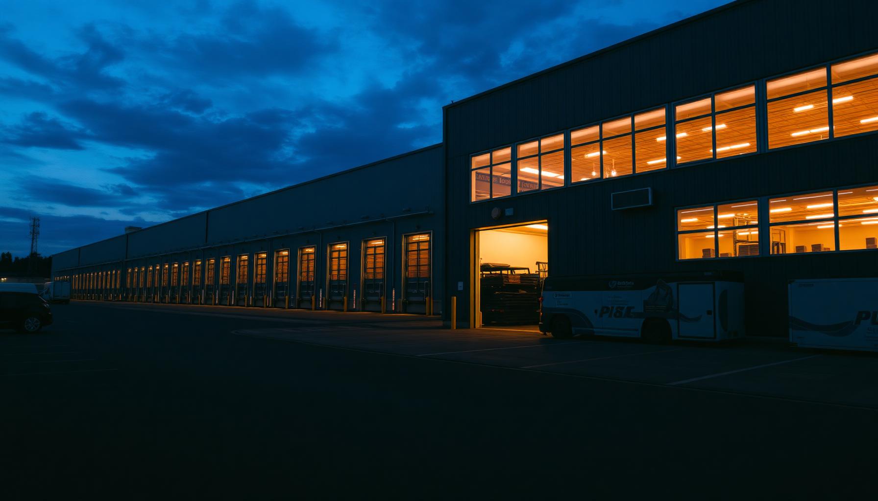 H. u. G. Hellmich Immobilien erwirbt Logistik- und Büroliegenschaft in Gelsenkirchen – KI-generiertes Symbolbild