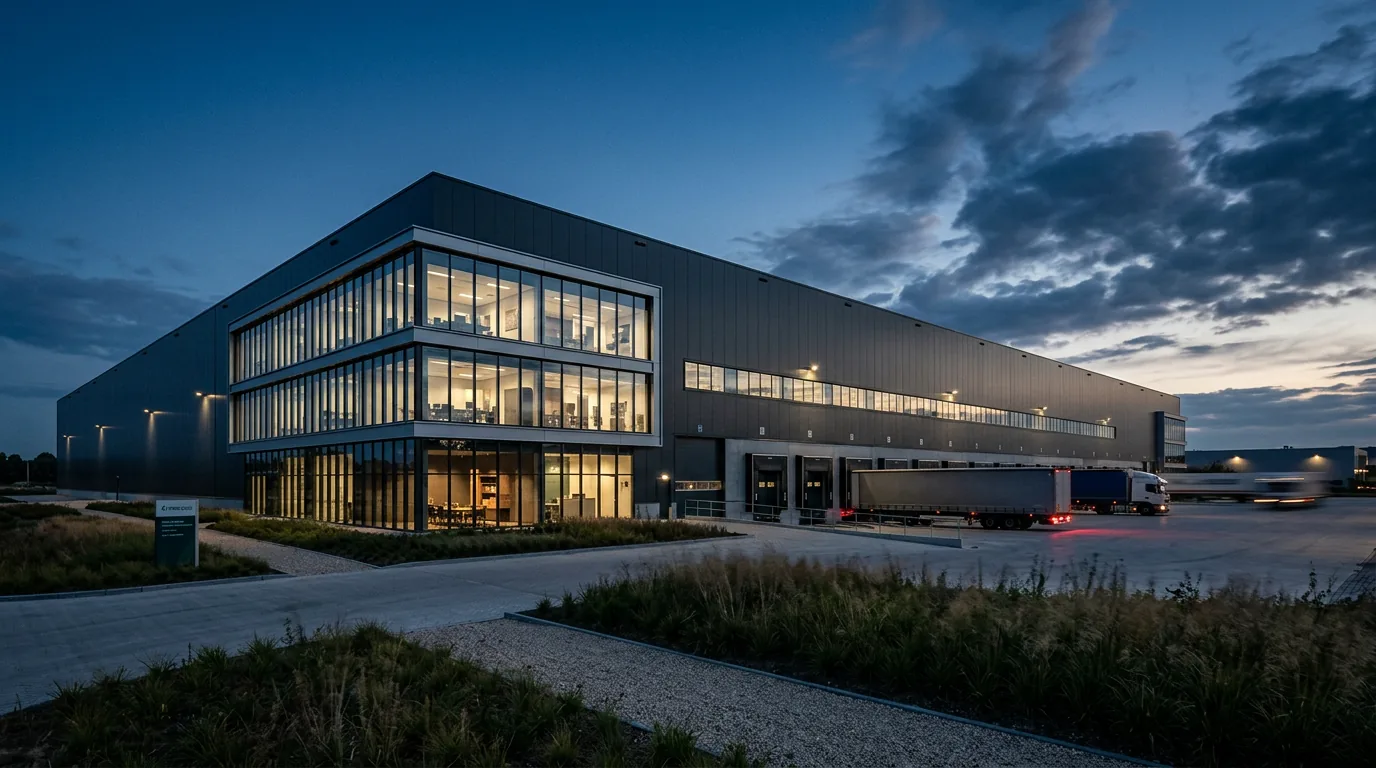 Søstrene Grene nimmt Distributionszentrum im Prologis Park Venlo in Betrieb – KI-generiertes Symbolbild