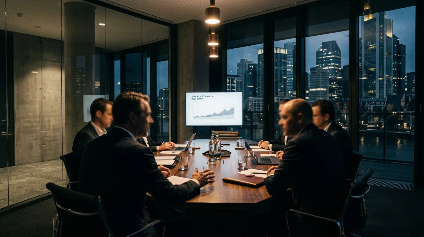 Real Asset Finance & Debt Summit: Sachwerte-Finanzierung unter externen Schocks – KI-generiertes Symbolbild