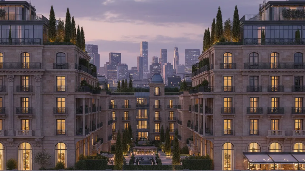 Steigenberger Icon Frankfurter Hof: 150 Jahre Grandhotellerie in Frankfurt – KI-generiertes Symbolbild